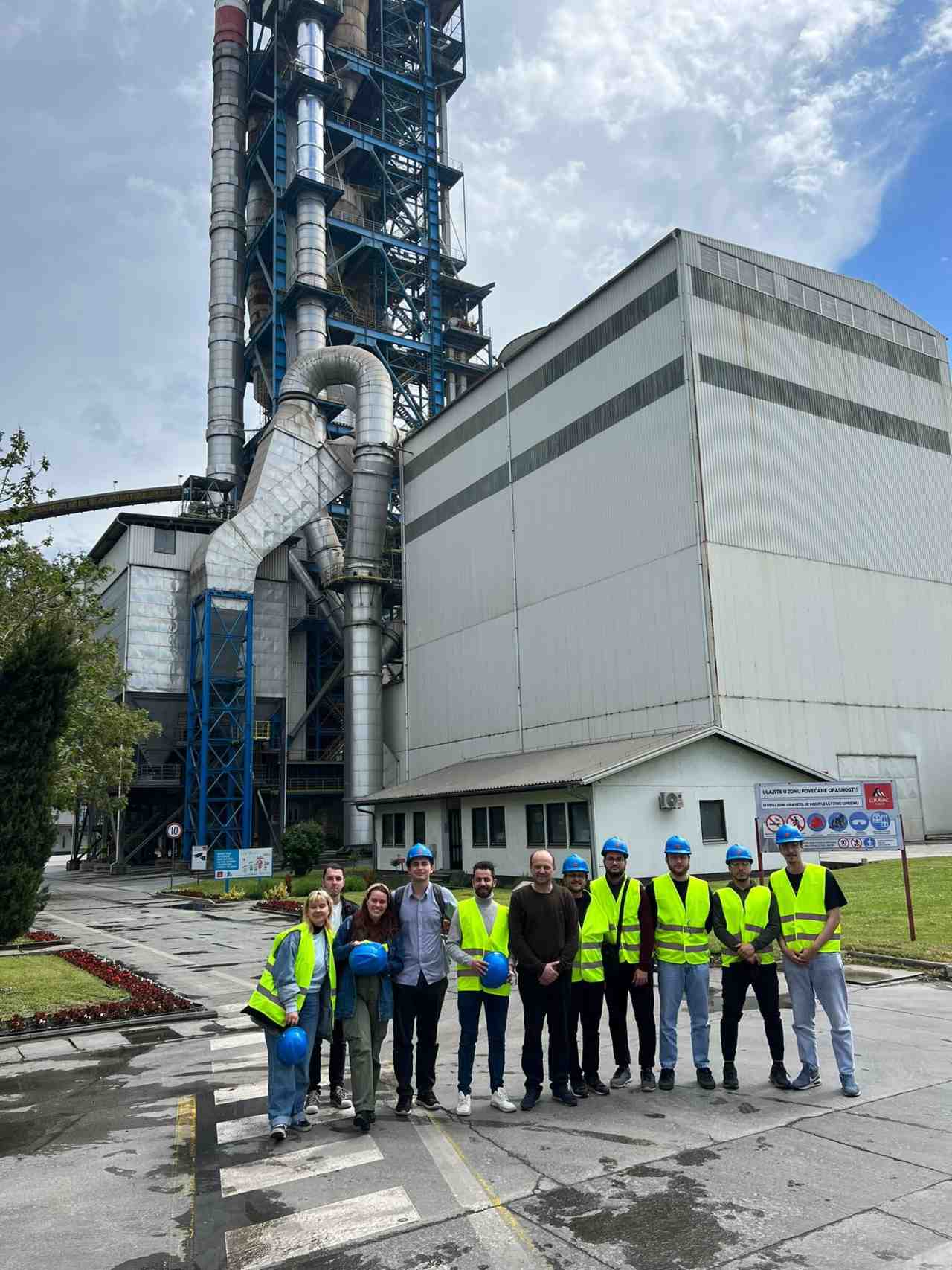 ME Students Visit Lukavac Cement Factory