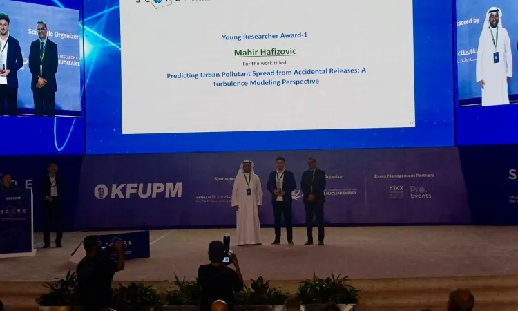 IUS Researcher Mahir Hafizović Wins Young Researcher Award at International Conference in Saudi Arabia